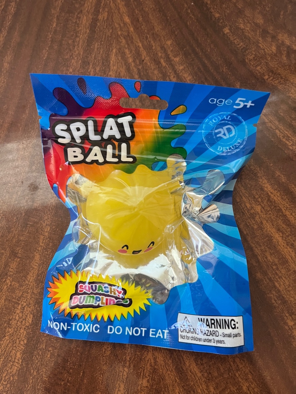 Kawaii Viral Yellow Dumpling Splat Ball Stress Toy